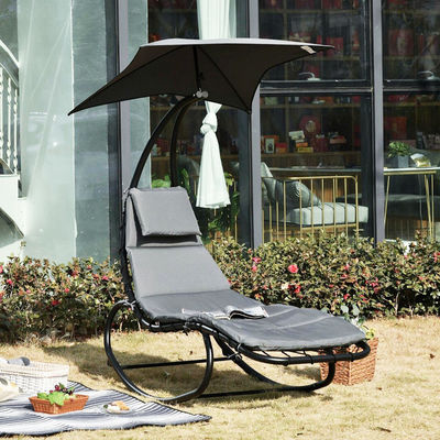 Balcon de plage extérieure patio jardin rotin balançoire suspendu avec conception de logo personnalisé