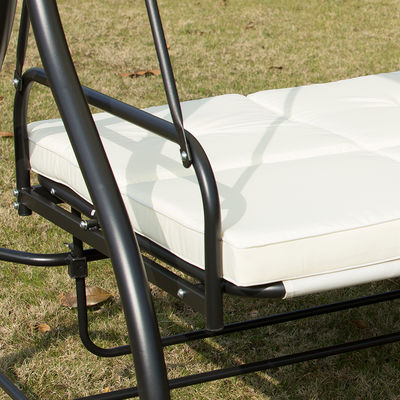 AJUNION Chaise en acier à charpente et hamac pour jardin de patio 150 kg capacité de poids
