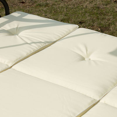 AJUNION Chaise en acier à charpente et hamac pour jardin de patio 150 kg capacité de poids