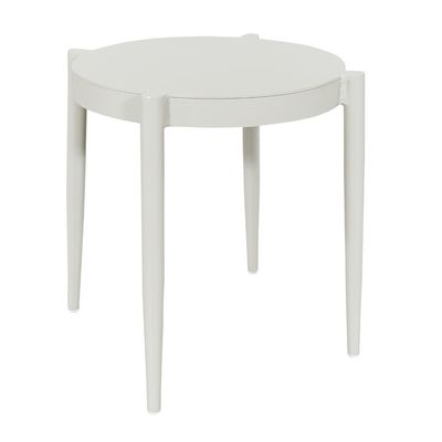 Meubles de jardin de balcon 3 pièces en aluminium ensemble de salon avec table de côté par AJUNION