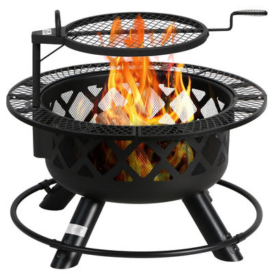Jardin extérieur AJUNION Grille de cuisson amovible 27 livres