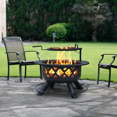 Jardin extérieur AJUNION Grille de cuisson amovible 27 livres