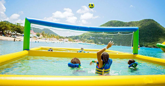Découvrez le meilleur divertissement en plein air avec la piscine gonflable de volley-ball AJUNION