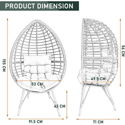 Créez votre retraite en plein air parfaite avec notre KD Egg Chair et nos hammock swings