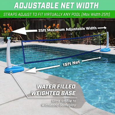 Réseau gonflable pour piscine de volley-ball de natation par AJUNION pour équipement de piscine de parc aquatique