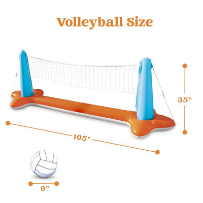 AJUNION Plage flottante gonflable en PVC pour la natation au volley-ball pour une capacité maximale > 500 kg