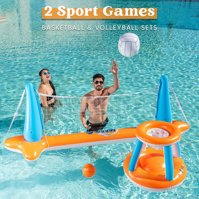 AJUNION Plage flottante gonflable en PVC pour la natation au volley-ball pour une capacité maximale > 500 kg