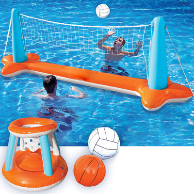 AJUNION Plage flottante gonflable en PVC pour la natation au volley-ball pour une capacité maximale > 500 kg