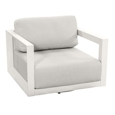 Meubles de patio modulaires en aluminium AJUNION 4 pièces canapé de salon extérieur