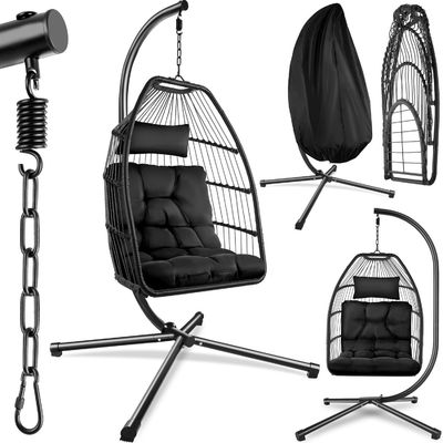 Chaise suspendue pliable pour l'emballage du courrier dans le salon