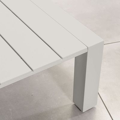 Meubles de patio modulaires en aluminium AJUNION 4 pièces canapé de salon extérieur