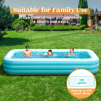 Piscine gonflable épaissie au-dessus du sol pour toutes les personnes et les familles