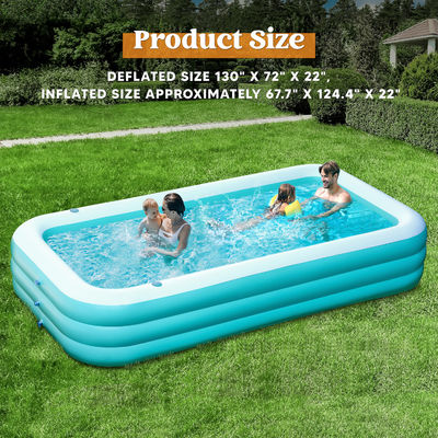 Piscine gonflable épaissie au-dessus du sol pour toutes les personnes et les familles
