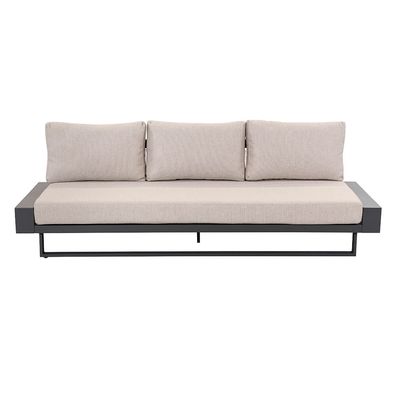 AJUNION Couchette en aluminium de luxe Meubles avec table basse Taille L 120 x W80 x H26cm