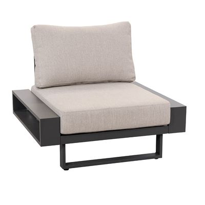 AJUNION Couchette en aluminium de luxe Meubles avec table basse Taille L 120 x W80 x H26cm