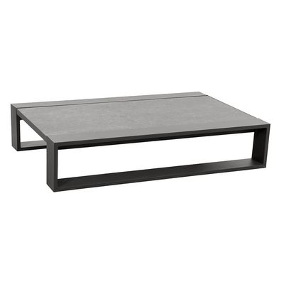 AJUNION Couchette en aluminium de luxe Meubles avec table basse Taille L 120 x W80 x H26cm