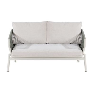 Emballage du courrier cadre en aluminium moderne meubles de jardin câble tissage salon extérieur ensemble de canapé