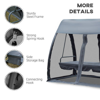Transformez votre espace extérieur avec un fauteuil pivotant à 3 places et un lit en hamac de AJUNION