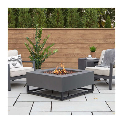 Table de cuisine extérieure en acier avec fonction de hauteur de flamme réglable