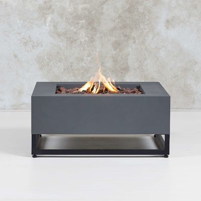 Table de cuisine extérieure en acier avec fonction de hauteur de flamme réglable