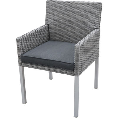 Emballage du courrier Y 7 pièces Meubles de jardin Table et chaises ensemble avec PE Wicker Rattan