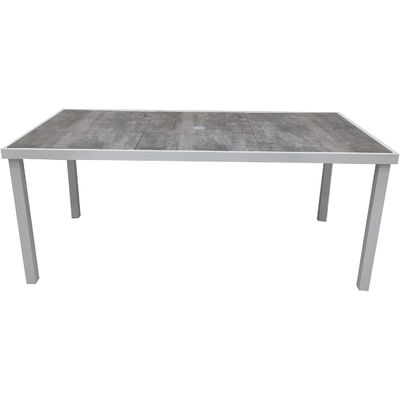 Emballage du courrier Y 7 pièces Meubles de jardin Table et chaises ensemble avec PE Wicker Rattan