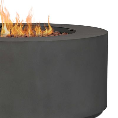 Table de la fosse à feu extérieure au gaz de propane de 36 "L x 36" W x 15 "H