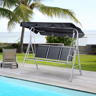 170W x 153H cm fauteuil swing en métal extérieur banc de jardin suspendu fauteuil hammock porche swing