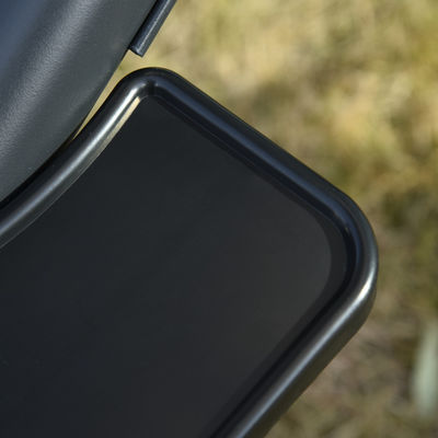 Facilities de loisirs sur le patio AJUNION 2 sièges fauteuil suspendu en plein air avec baldaquin 37kg