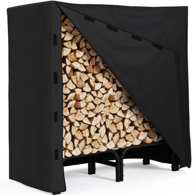 AJUNION Étagère de bois de chauffage pour le stockage intérieur et extérieur W123 x D34 x H124,5 cm