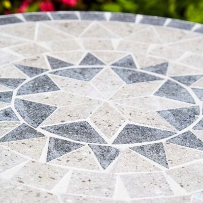 Table et chaise en métal pliable pour jardin