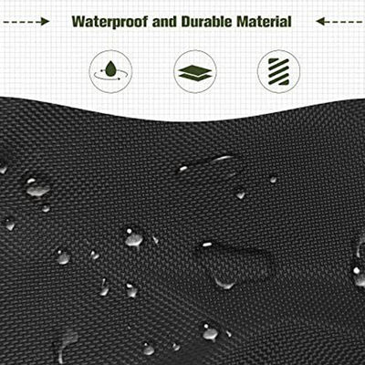 Plain teint Outdoor Patio imperméable à l' eau lourd 600D Grand Double suspendu fauteuil balançant Protecteur contre la poussière