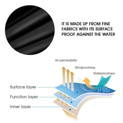 Couverture de protection de canapé imperméable à l'eau 600D Oxford pour l'ombre-soleil extérieur moderne imperméable à la pluie