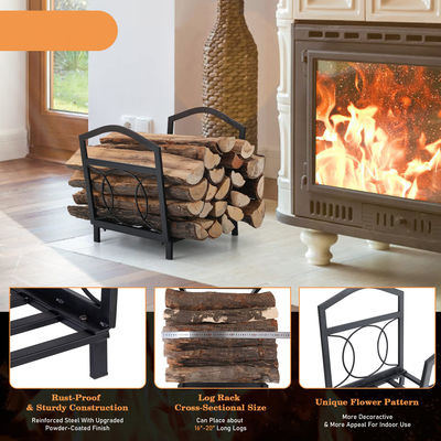 17&quot;L x 13&quot;W x 16&quot;H Petit porte-bois en bois de chauffage
