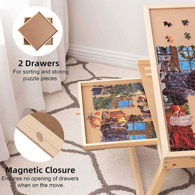 Table à puzzles pliante en bois pour AJUNION 1000 pièces Puzzle 31.1 x 22 x 2.4