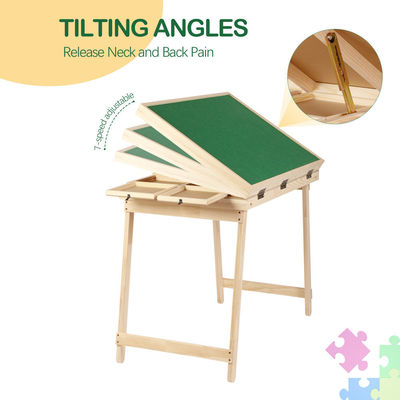 Table à puzzles avec des jambes 1500 pièces