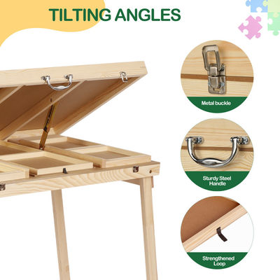 Table à puzzles avec des jambes 1500 pièces