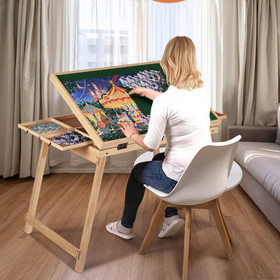Table à puzzles avec des jambes 1500 pièces