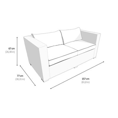 Un canapé sectionnel en extérieur, un ensemble de conversation en patio, avec un design moderne, un style en rotin en écorce.