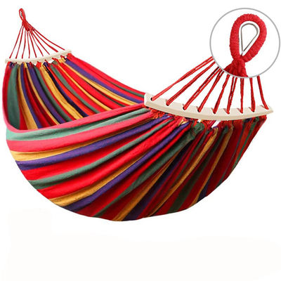 Extérieur Jardin intérieur Camping Portable pliable Ultra-légère toile suspendue Arbre balancer hamac