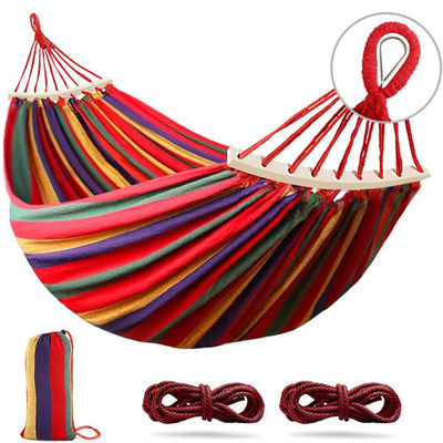 Extérieur Jardin intérieur Camping Portable pliable Ultra-légère toile suspendue Arbre balancer hamac