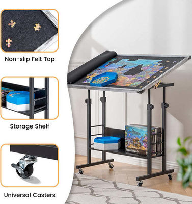 Jeu de puzzle AJUNION Table de 1500 pièces avec hauteur réglable et jouet éducatif