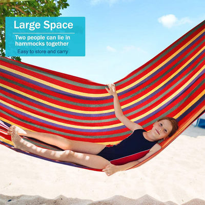 Extérieur Jardin intérieur Camping Portable pliable Ultra-légère toile suspendue Arbre balancer hamac