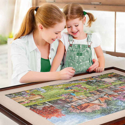 Unisexe AJUNION 1500 pièces Jigsaw Puzzle Board avec une jambe pliante et 4 roues Âges 8-13