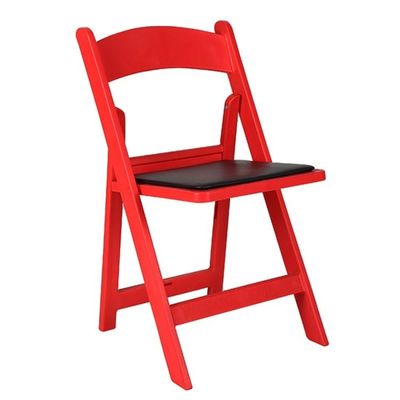 Chaise de jardin pour banquet de mariage Hôtel de résine blanche plastique pliable Wimbledon