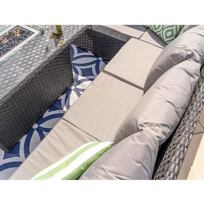 Meubles modulaires en rotin en écorce en extérieur avec table de foyer AJUNION Garden Design