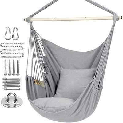 Parc jardin extérieur camping patio pliable coton portable corde suspendue hamac fauteuil pivotant