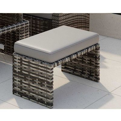 Améliorez votre patio avec AJUNION Meubles de jardin canapé en rotin et table réglable