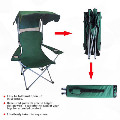 Chaise de pêche portable en sac à dos de jardin en plein air avec bâtiment de bureau