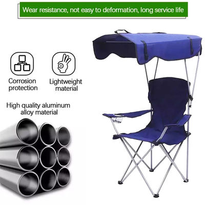 Chaise de pêche portable en sac à dos de jardin en plein air avec bâtiment de bureau